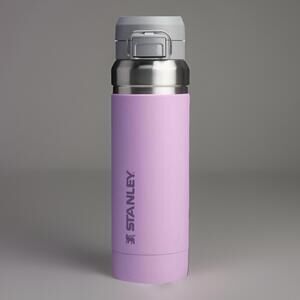 Stanley Quick Flip GO Soft Orchid Bottle 36 oz | Push Button Lid | Leakproof NEW